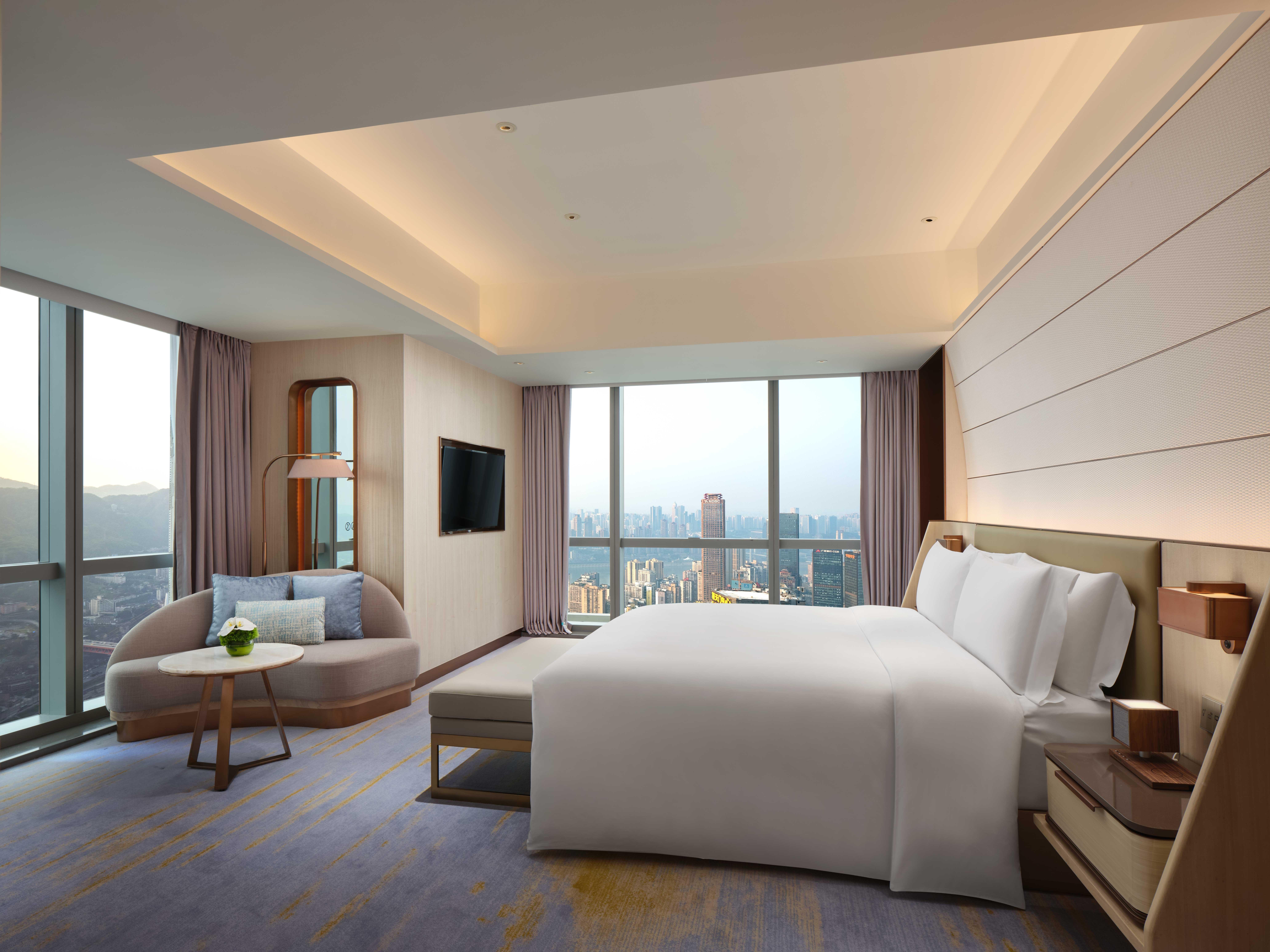Intercontinental Chongqing Raffles City By Ihg מראה חיצוני תמונה