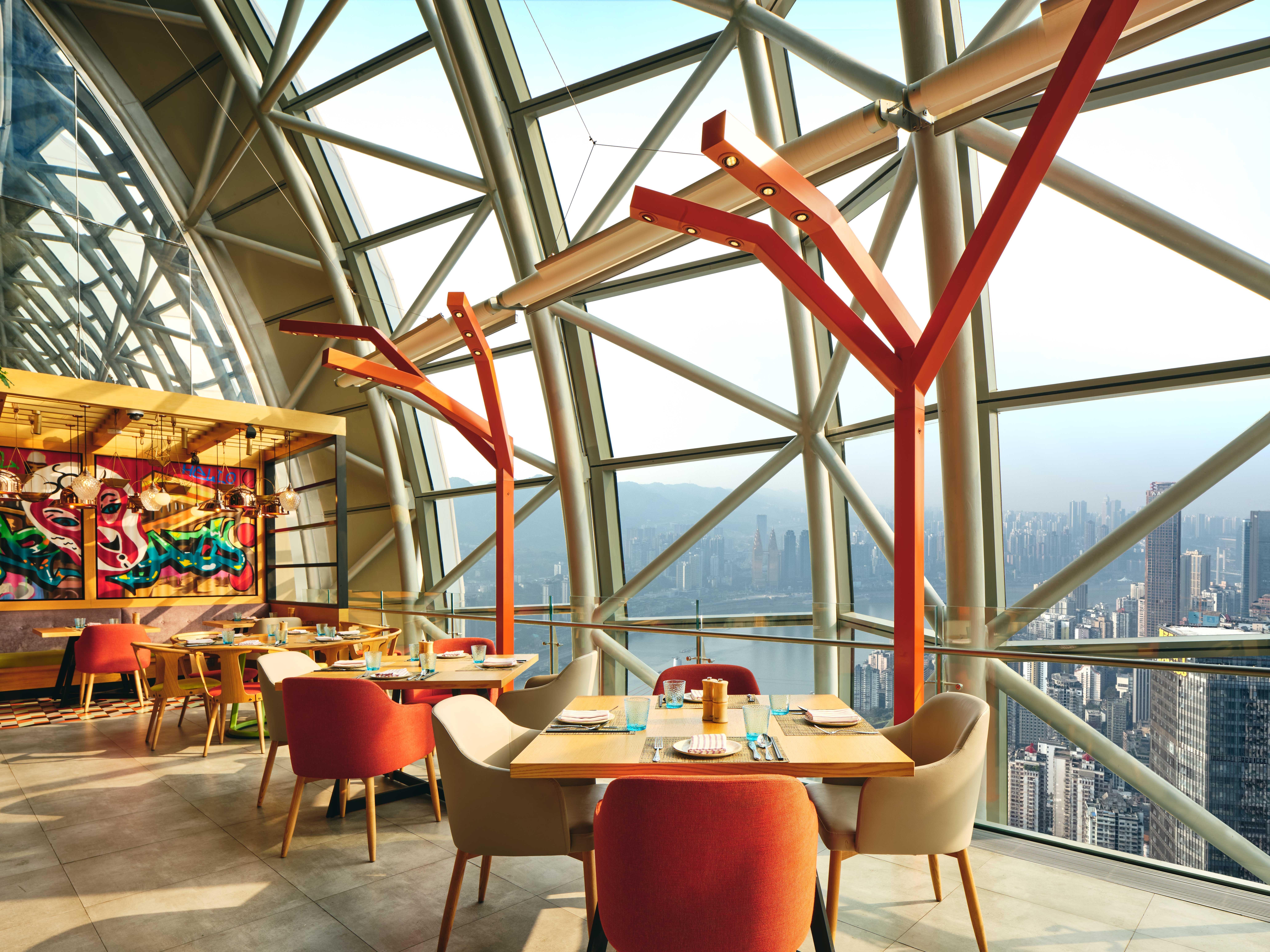 Intercontinental Chongqing Raffles City By Ihg מראה חיצוני תמונה