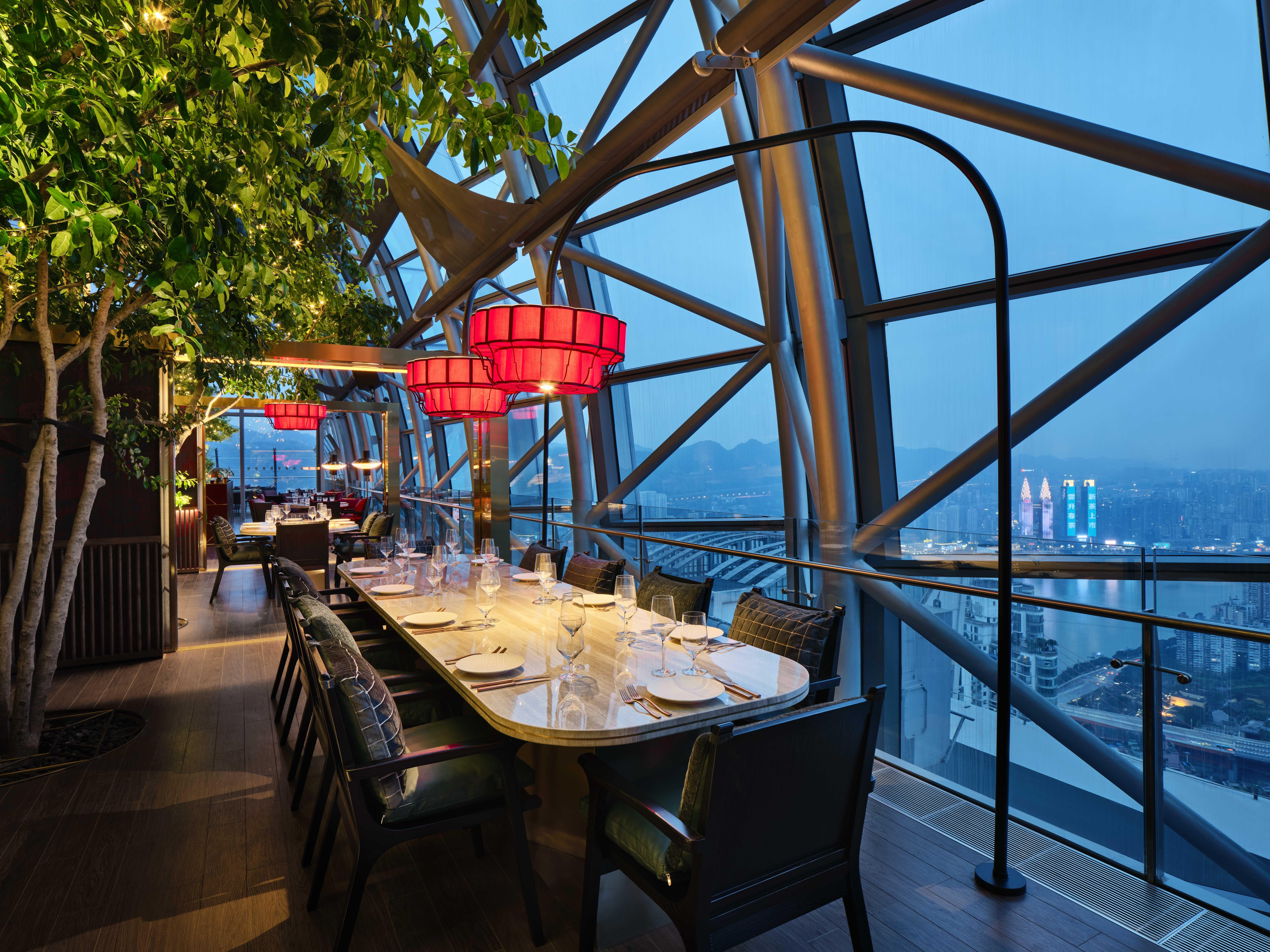 Intercontinental Chongqing Raffles City By Ihg מראה חיצוני תמונה